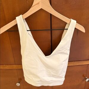Lulu lemon White sports bra size 12